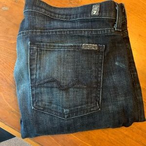 7 for all mankind size 29 dark wash